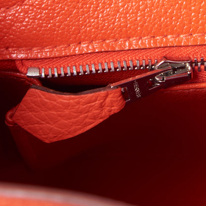 Hermes Togo Birkin 30 Capucine 18 of 31