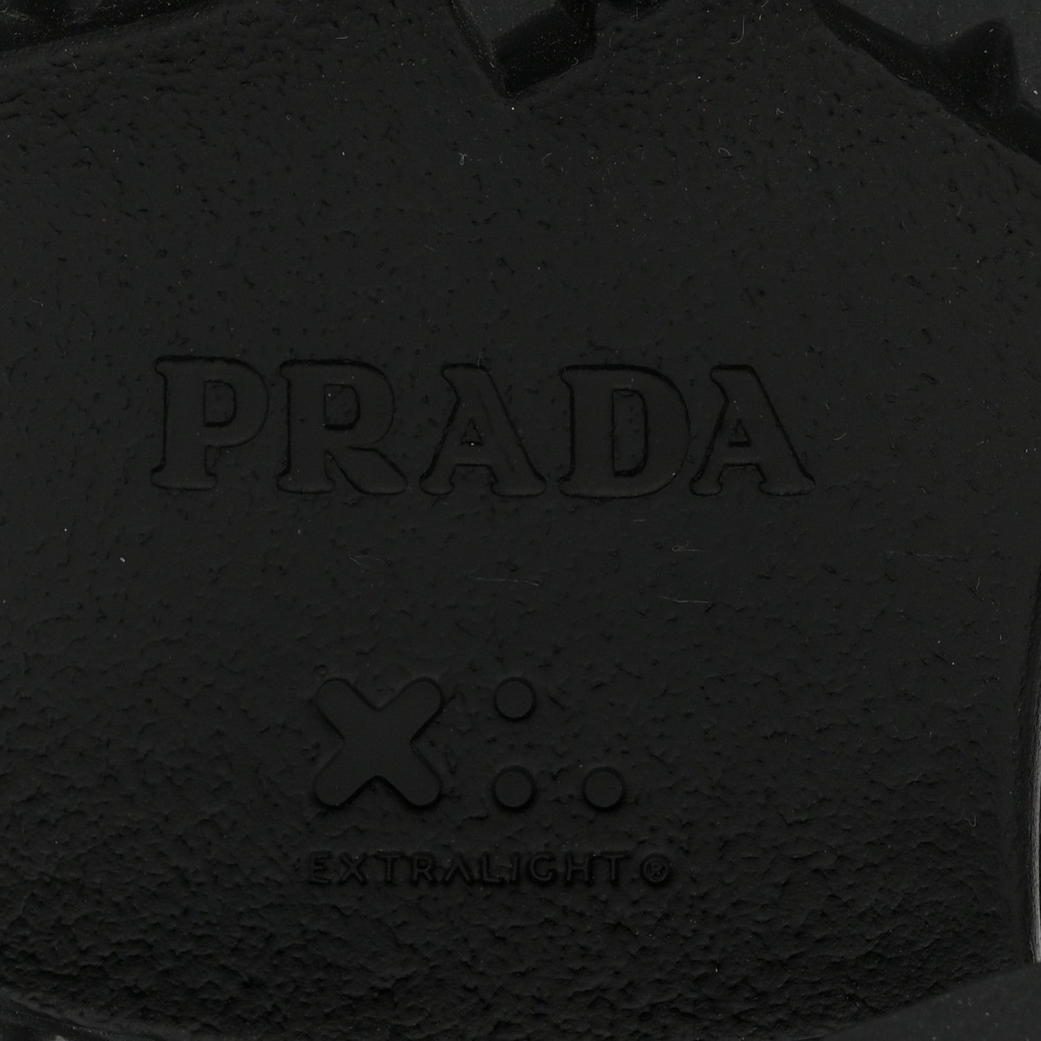 Prada Foam Rubber Triangle Logo Monolith 55mm Cage Sandals 39 Black 7 of 11