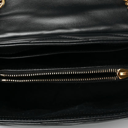 Saint Laurent Calfskin Y Quilted Monogram Small Loulou Chain Satchel Black 5 of 7