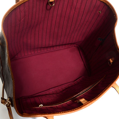 Louis Vuitton Monogram Neverfull MM Fuchsia 5 of 8