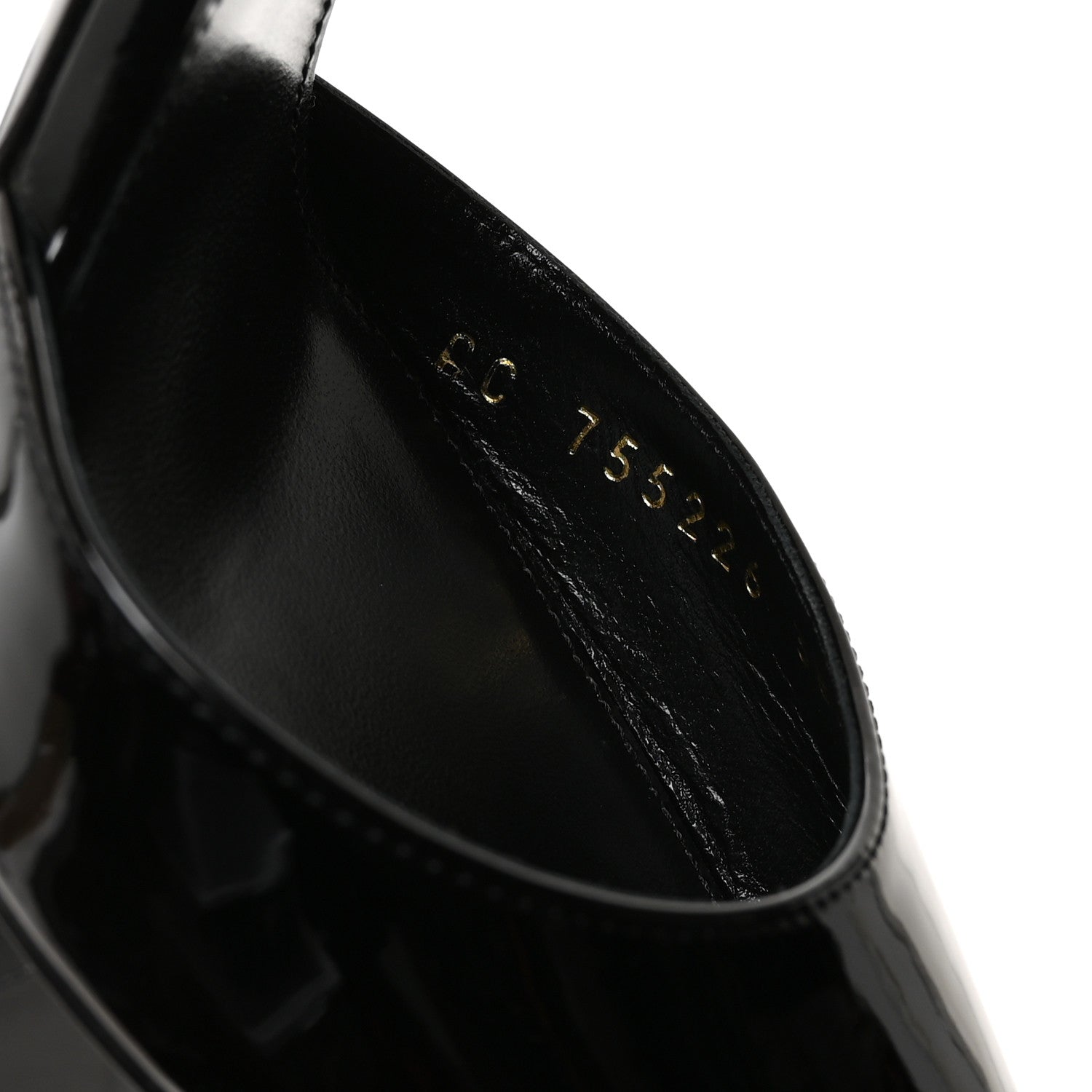 Saint Laurent Vernice Grupy Avenue 110 Ankle Strap Pointed Pumps 38.5 Black 8 of 9