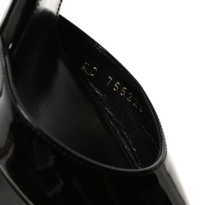 Saint Laurent Vernice Grupy Avenue 110 Ankle Strap Pointed Pumps 38.5 Black 8 of 9