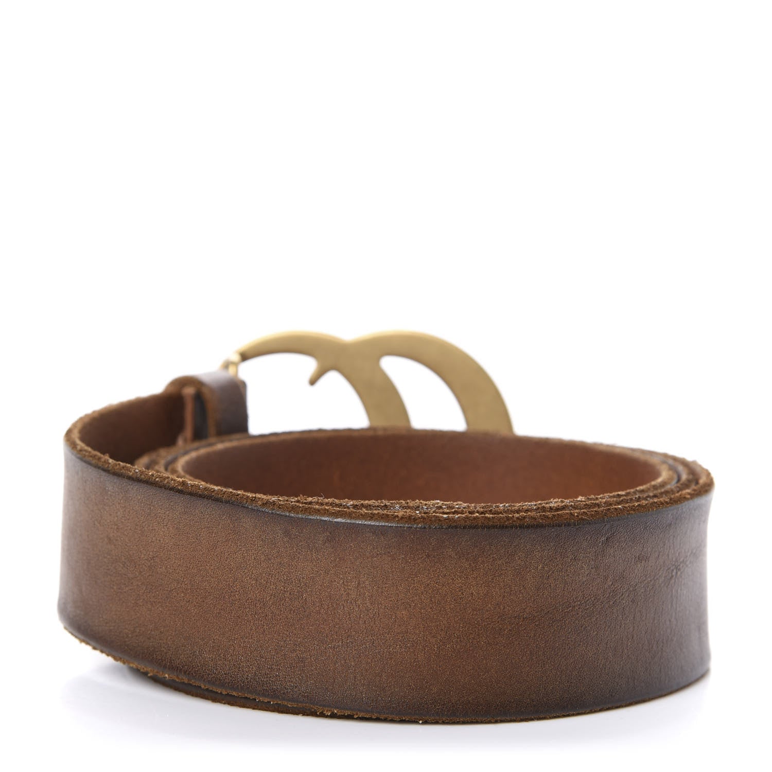 Gucci Faded Calfskin Double G 40mm Belt 105 42 Cuir 2 of 4