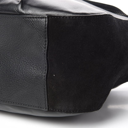 Christian Louboutin Calfskin Suede Salina Messenger Bag Black 9 of 9