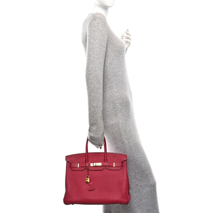 Hermes Togo Birkin 35 Rubis 2 of 12