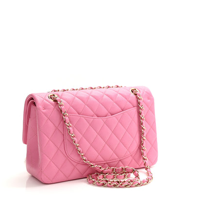 Chanel Caviar Quilted Medium Double Flap Pink 3 of 11