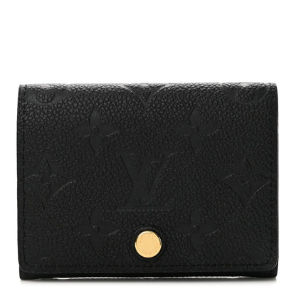 Louis Vuitton Empreinte Business Card Holder Black 1 of 8
