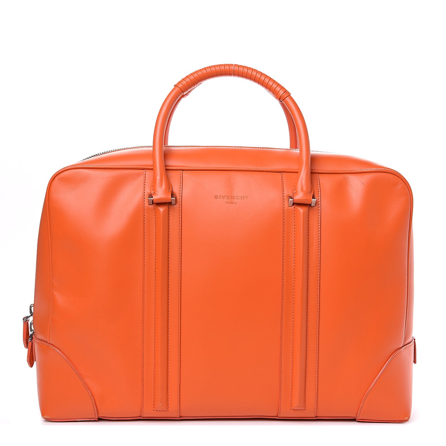 Smooth Calfskin L.C. Briefcase Orange