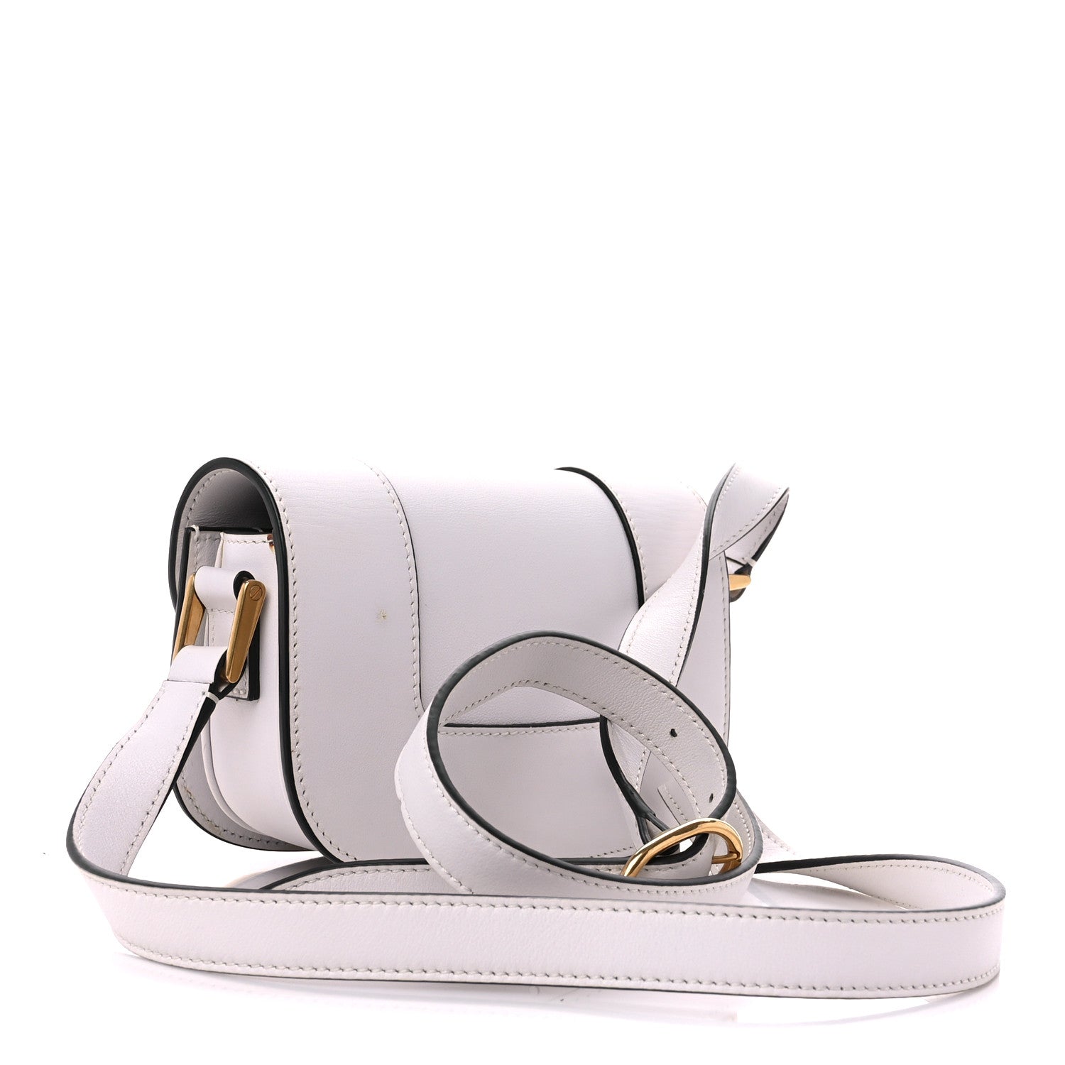 Valentino Garavani Calfskin Small Supervee Crossbody Bag Optic White 3 of 10