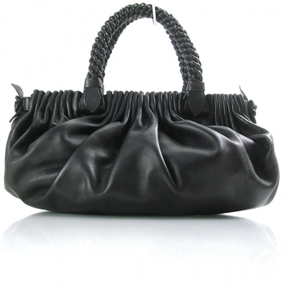 Ruched Jardin Black Nero