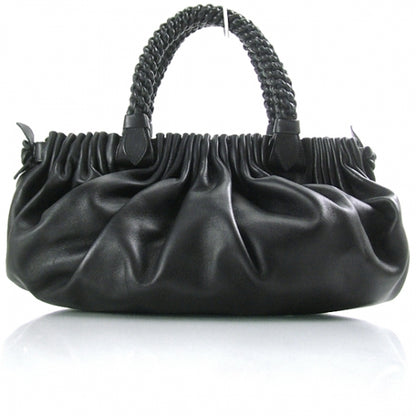 Bottega Veneta Ruched Jardin Black Nero 1 of 10