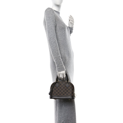 Louis Vuitton Damier Ebene Alma BB 2 of 15