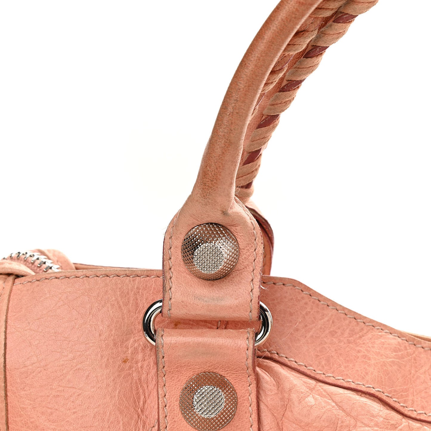 Agneau Giant 21 Silver Hardware City Vieux Rose