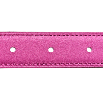 Hermes Swift Epsom 24mm Constance H Belt 80 80 32 Magnolia Rouge Casaque 4 of 5