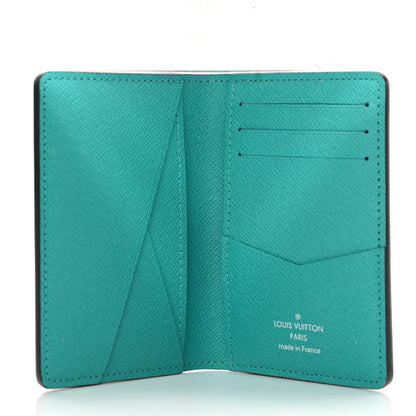 Louis Vuitton Monogram Eclipse Pocket Organizer Green Light 4 of 5