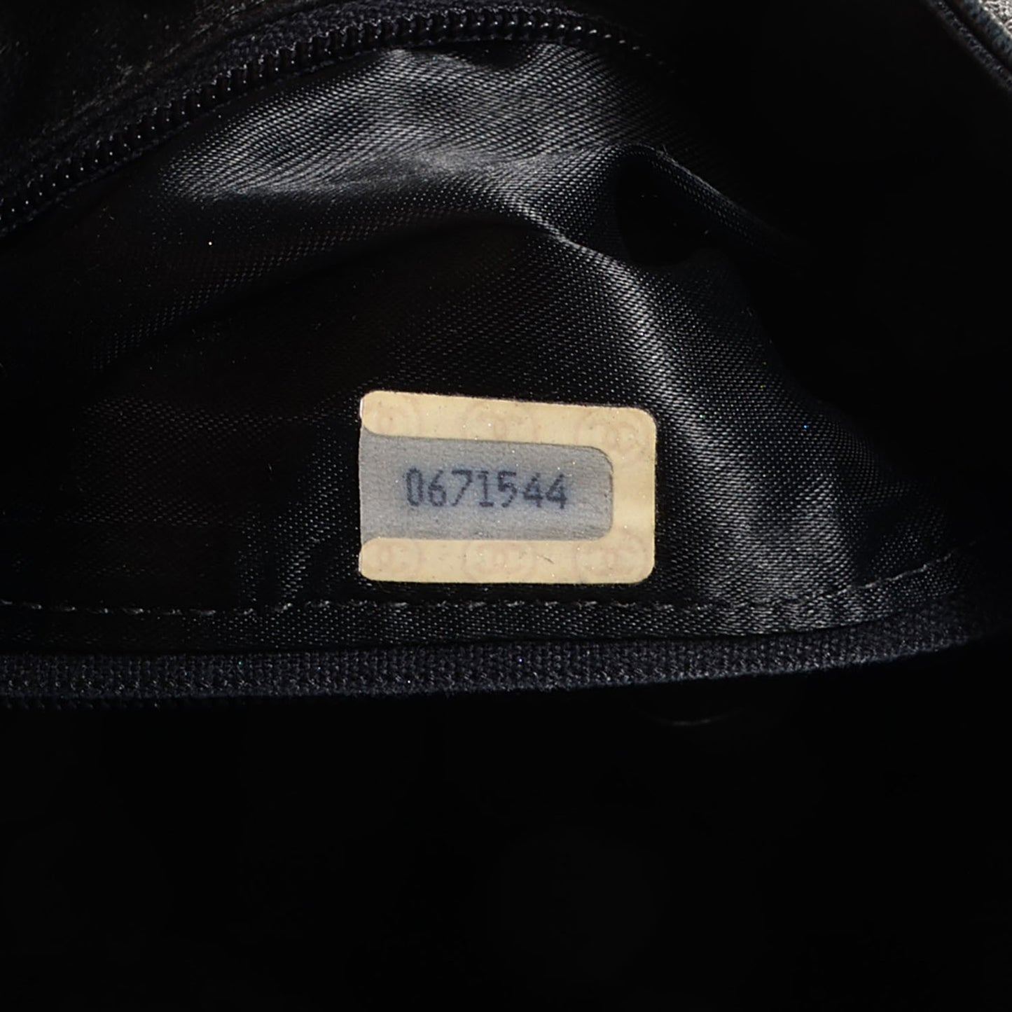 Lambskin Drawstring Pouch Bag Black