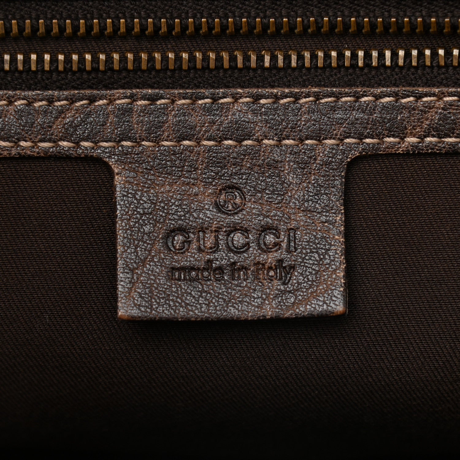 Gucci Guccissima Medium New Pelham Shoulder Bag Dark Brown 6 of 11