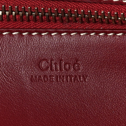 Chloe Recycled Felt Calfskin Small Woody Ribbon Tote Striking Purple 6 of 9