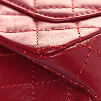 Chanel Aged Calfskin Quilted 2.55 Reissue Mini Flap Red 11 of 15