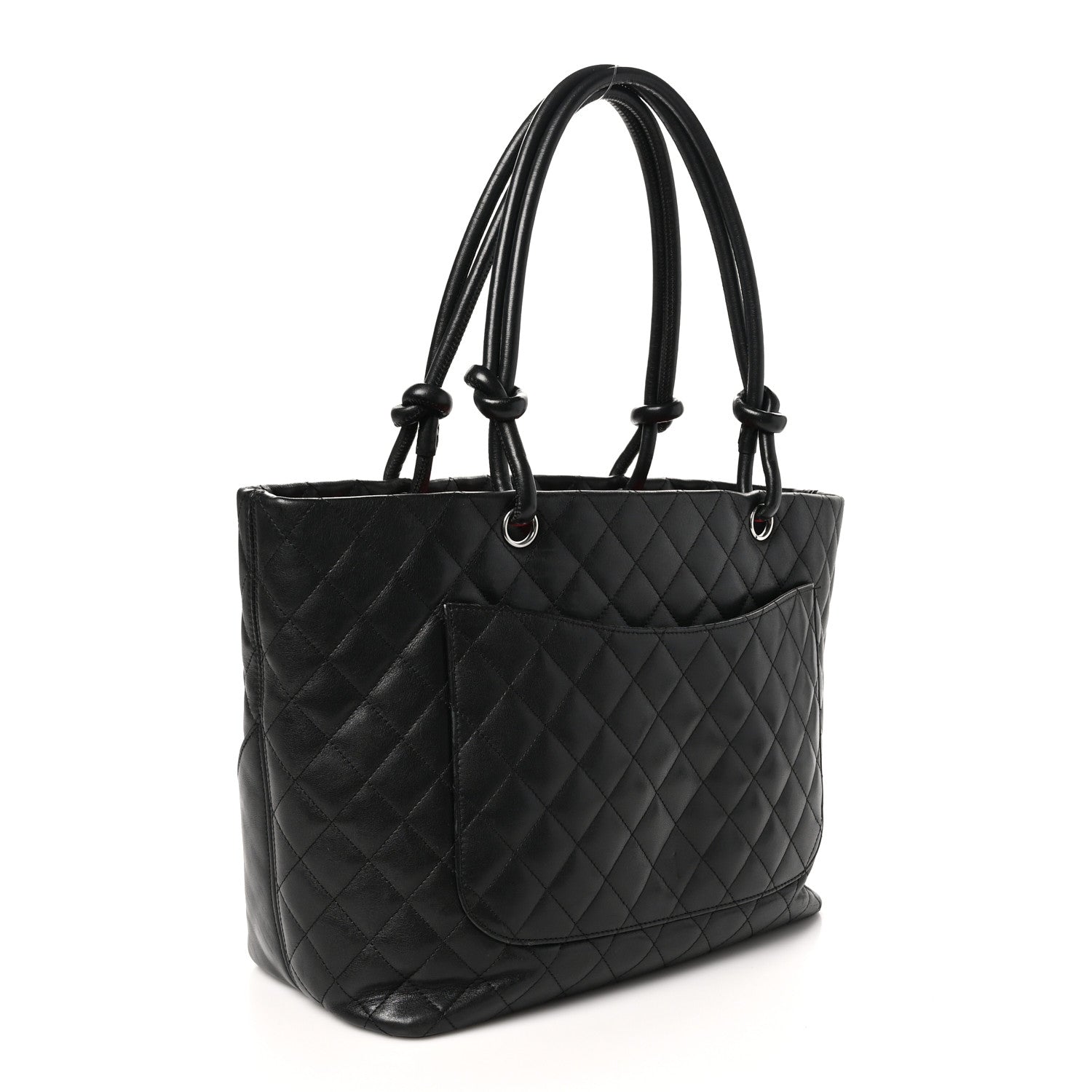Chanel Calfskin Quilted Large Cambon Tote Black 3 of 11