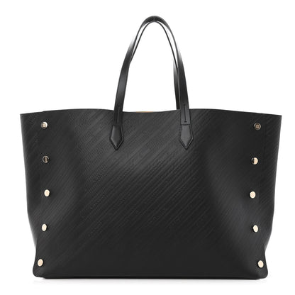 Givenchy Calfskin Chain Embossed Large Bond Shopper Tote Black 1 of 9