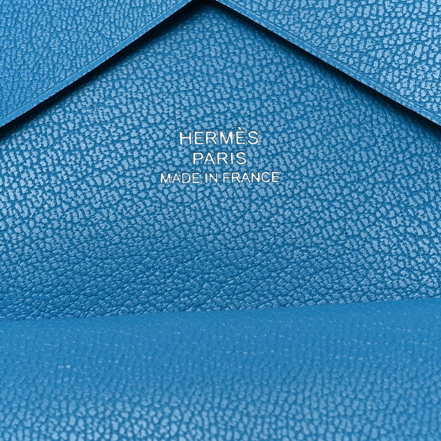 Hermes Chevre Mysore Calvi Duo Card Case Bleu Frida 6 of 7