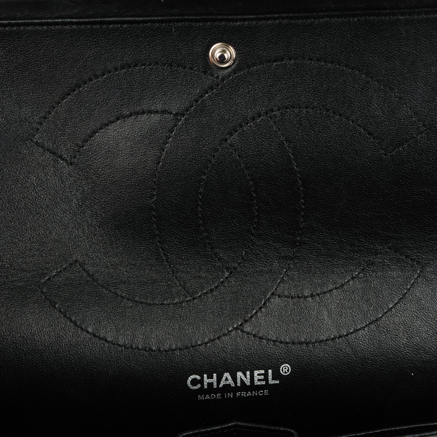 Patent Quilted 2.55 Reissue 227 Flap Black