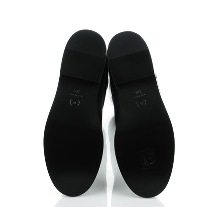 Chanel Calfskin Camellia High Boots 41.5 Black 5 of 9