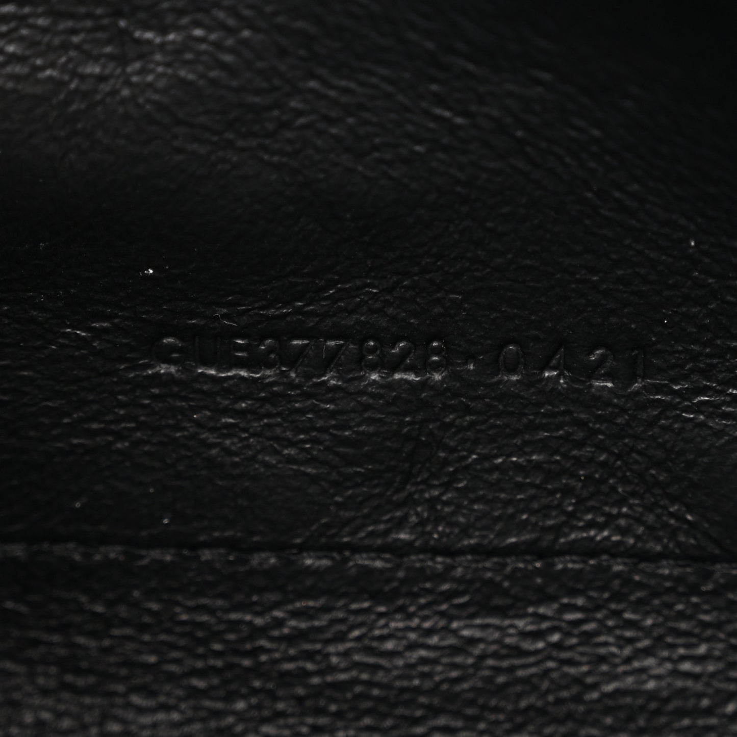 Grain De Poudre Matelasse Chevron Monogram Chain Wallet Black
