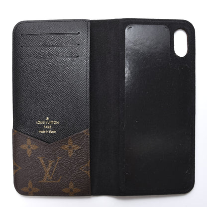 Louis Vuitton Monogram iPhone XS Max Folio Case Black 6 of 8