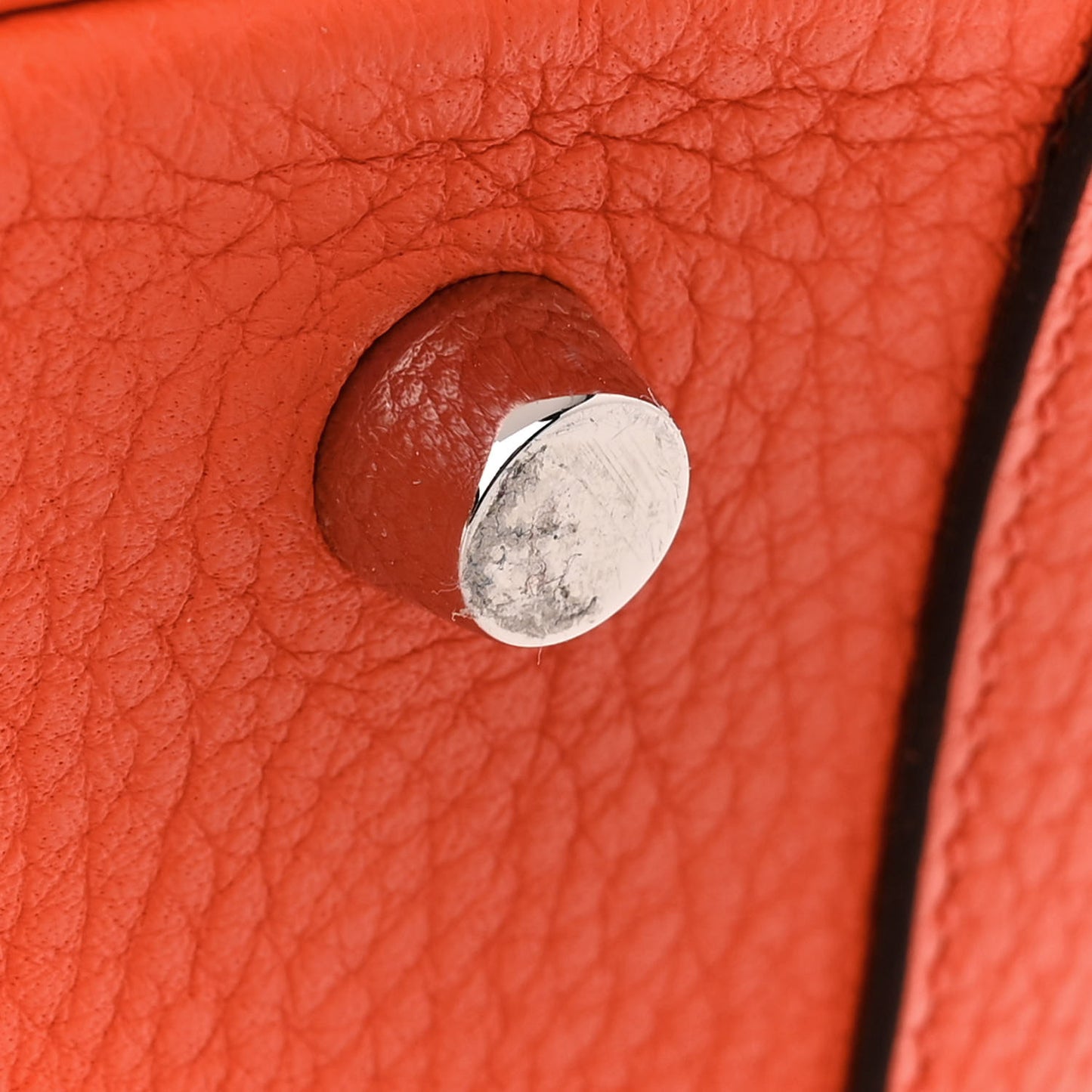 Taurillon Clemence Verso Lindy 30 Orange Poppy Bordeaux