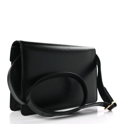 Gucci Textured Calfskin Small Torchon GG Ring Shoulder Bag Black 3 of 9