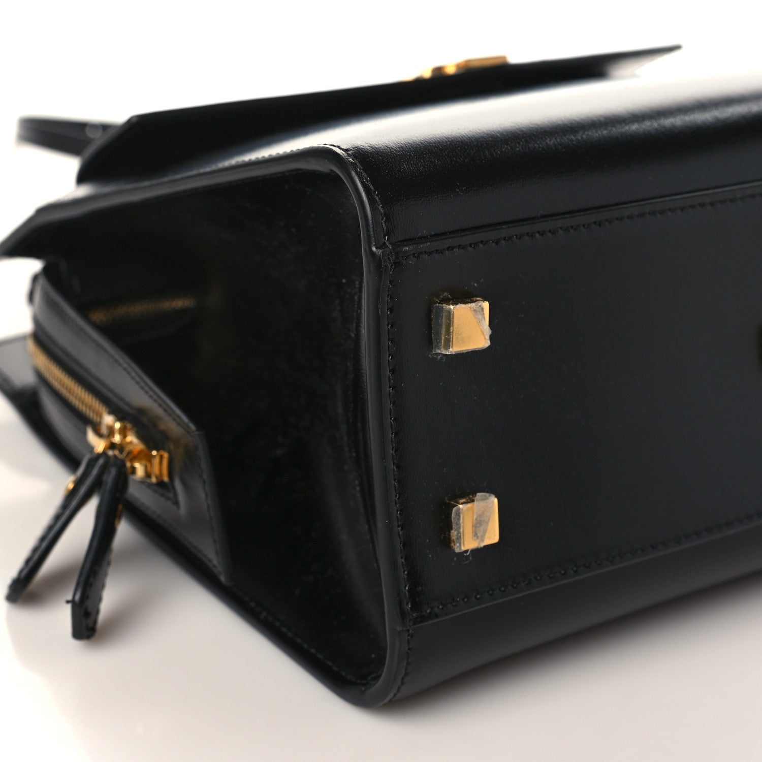 Saint Laurent Grain De Poudre Small Uptown Tote Black 8 of 9