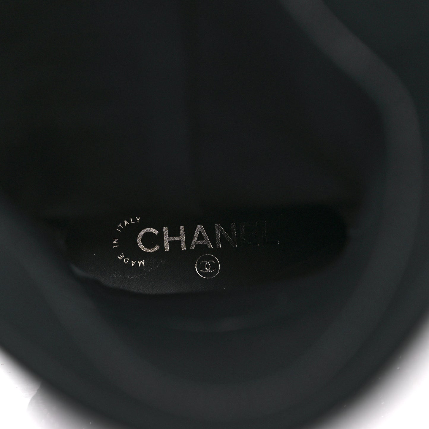 Kid Suede Strass Knee High Boots 38.5 Black