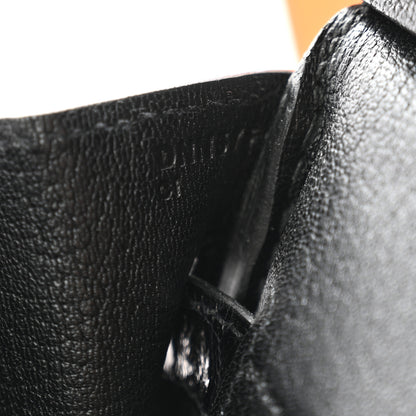 Hermes Togo Shiny Niloticus Crocodile Birkin Touch 30 Black 6 of 10