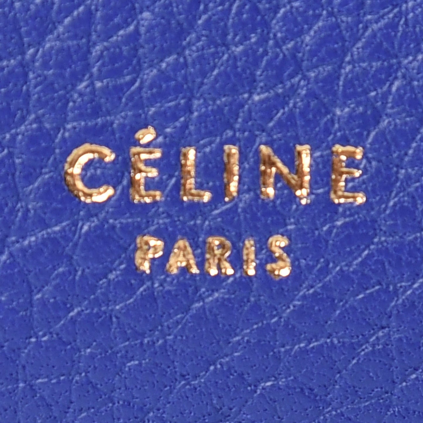 Grained Calfskin Mini Belt Bag Indigo