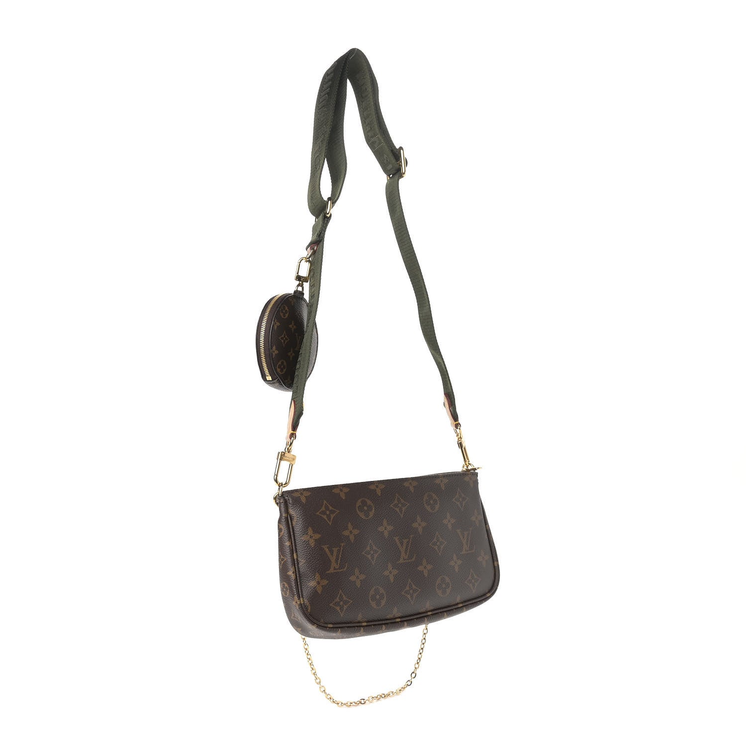 Louis Vuitton Monogram Multi Pochette Accessories Kaki 3 of 12