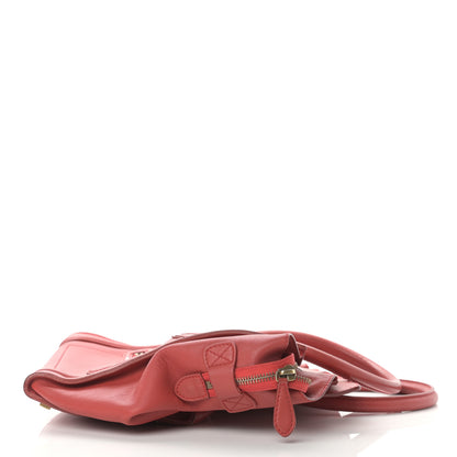 Celine Calfskin Mini Luggage Red 15 of 21