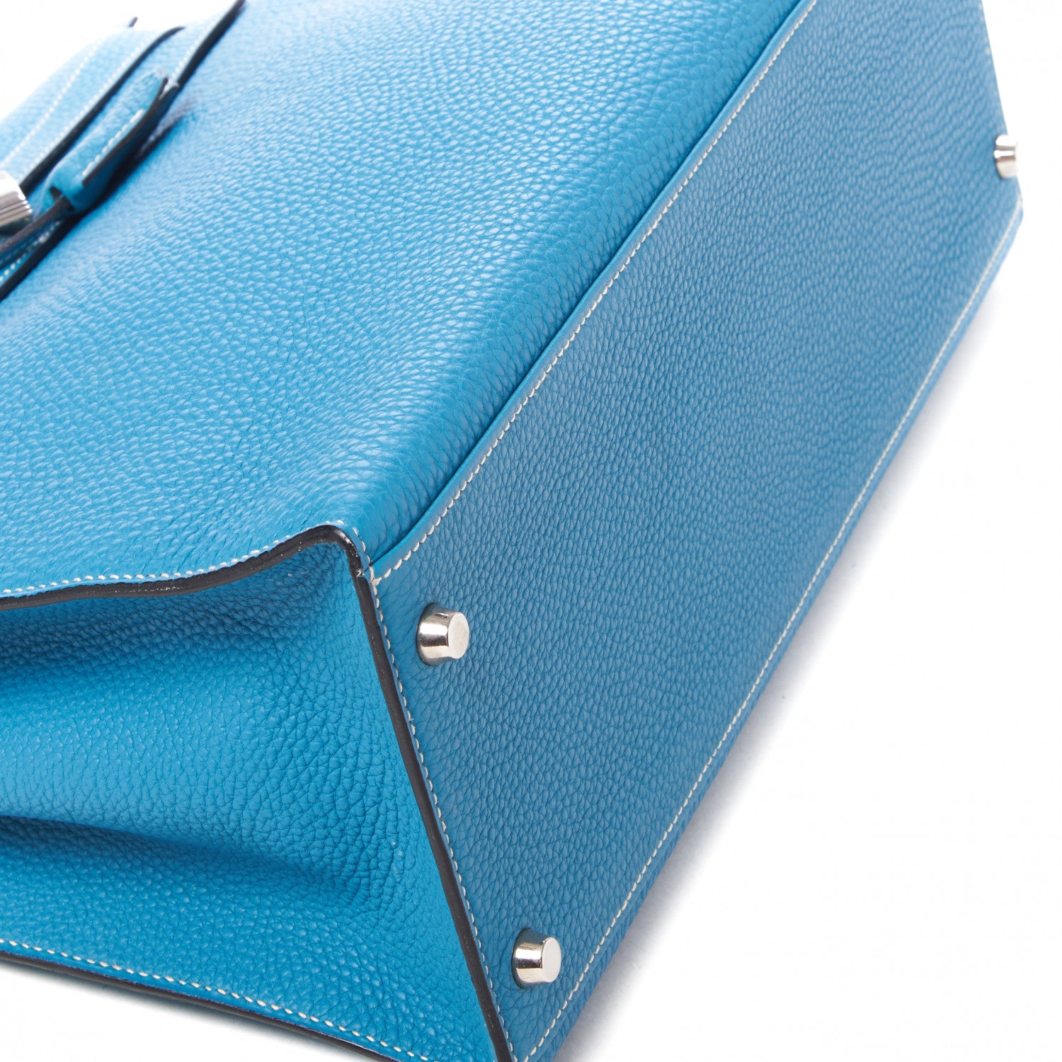 Hermes Togo Kelly Sellier 35 Blue Jean 6 of 35