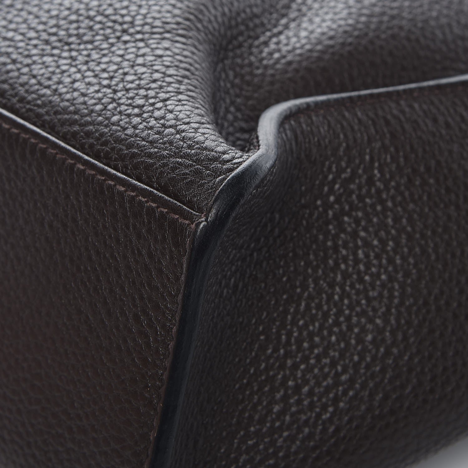 Hermes Taurillon Clemence Alfred 35 Chocolate 13 of 13