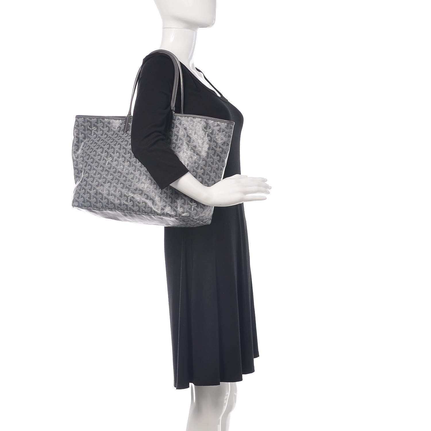 Goyard Goyardine Saint Louis PM Grey 2 of 10
