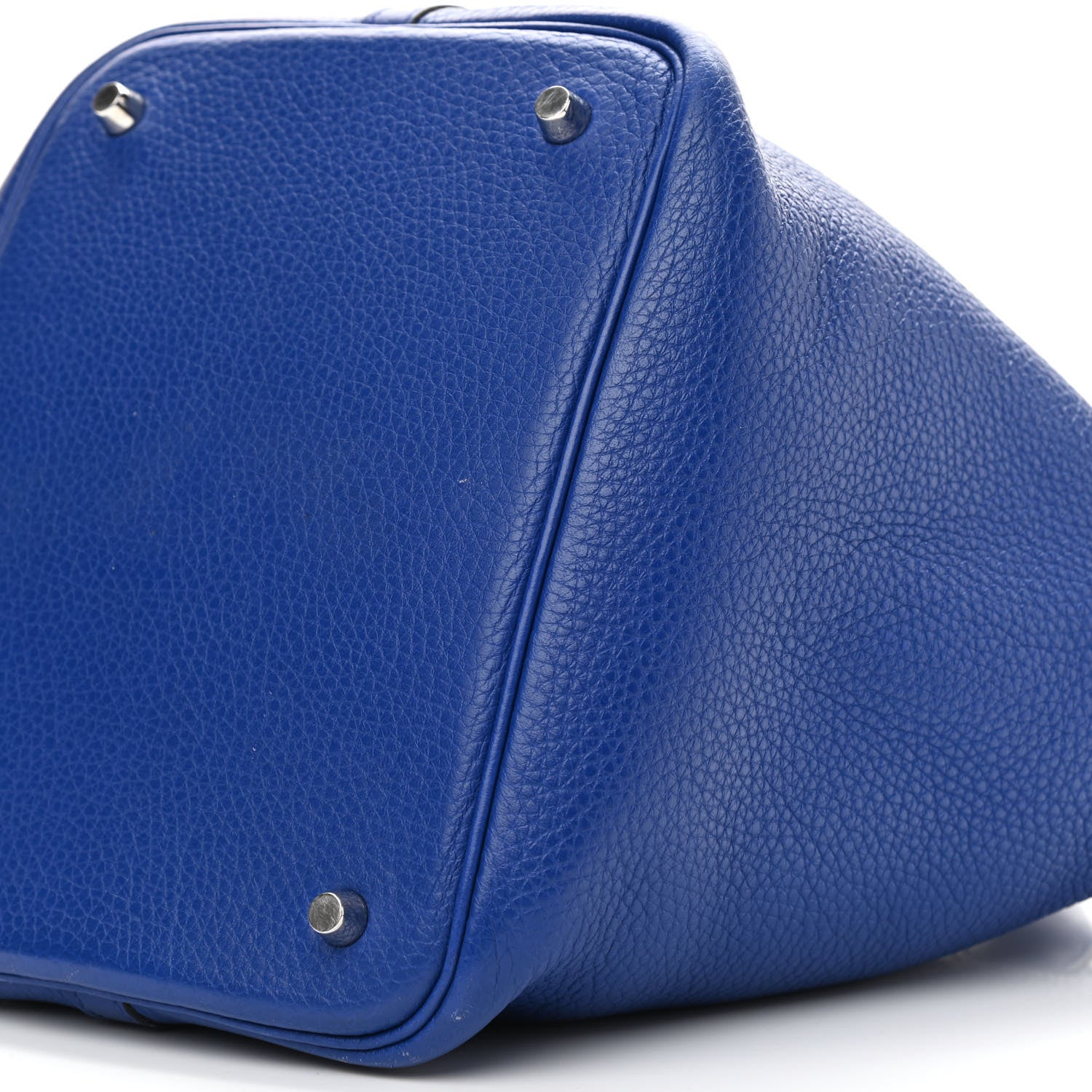 Hermes Taurillon Clemence Picotin Lock 22 MM Bleu Electrique 9 of 9