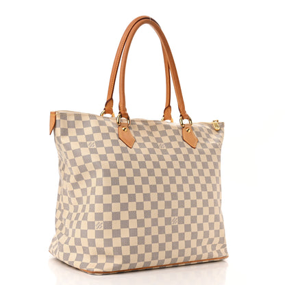 Louis Vuitton Damier Azur Saleya GM 2 of 9