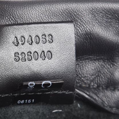 Gucci Calfskin Coco Capitan Logo Drawstring Backpack Black 7 of 9