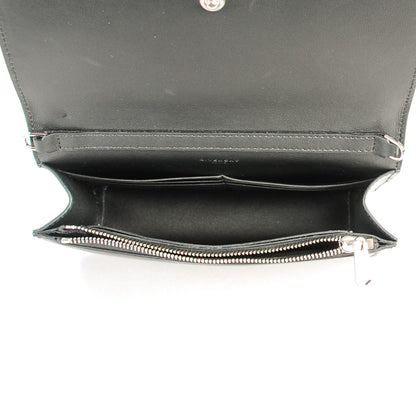 Givenchy Calfskin Star Pandora Chain Wallet Black 5 of 8