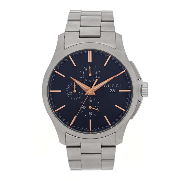 Gucci Stainless Steel 44mm G-Timeless Chronograph Quartz Watch