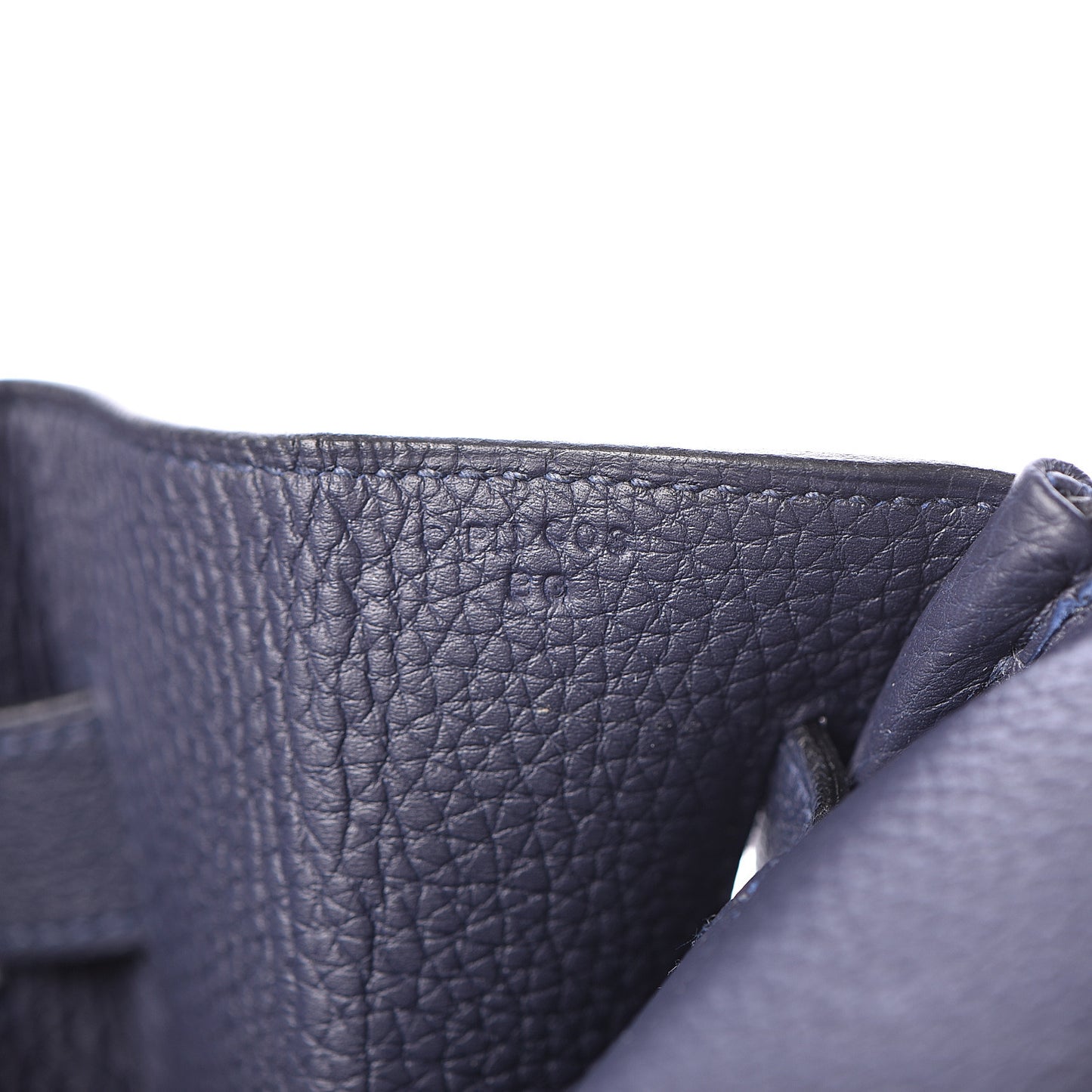 Togo Todoo Feutre HAC Birkin 40 Gris Clair Bleu Nuit