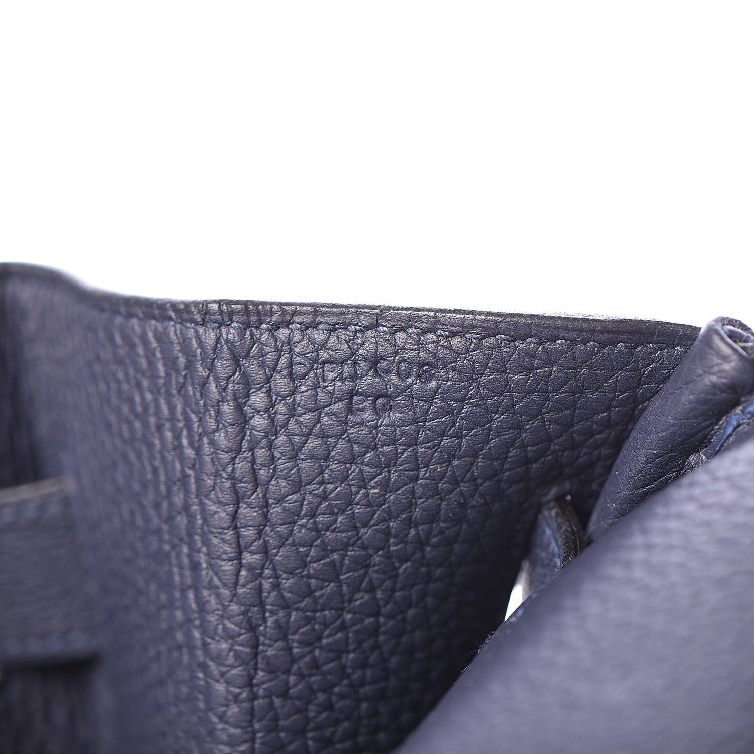 Hermes Togo Todoo Feutre HAC Birkin 40 Gris Clair Bleu Nuit 24 of 32