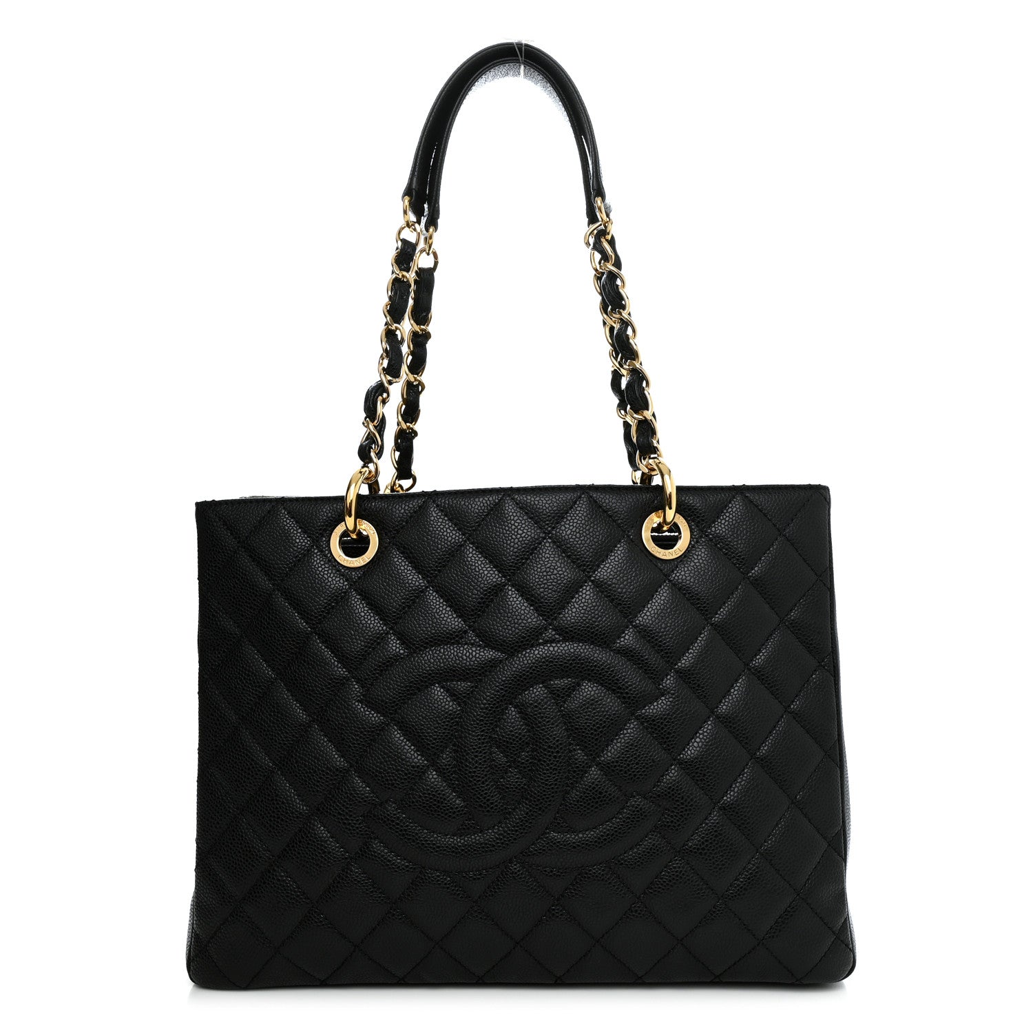 Chanel Caviar Quilted Grand Shopping Tote GST Black 1 of 10