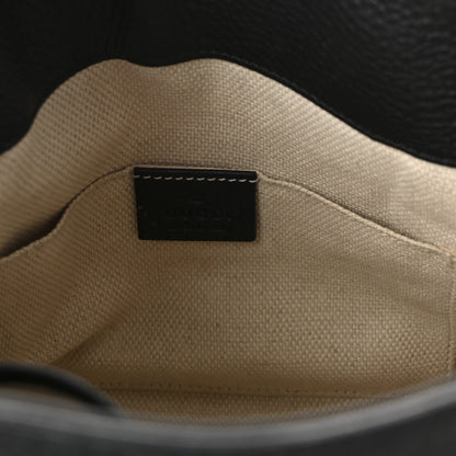 Gucci Pebbled Calfskin Small Soho Chain Shoulder Bag Black 6 of 10